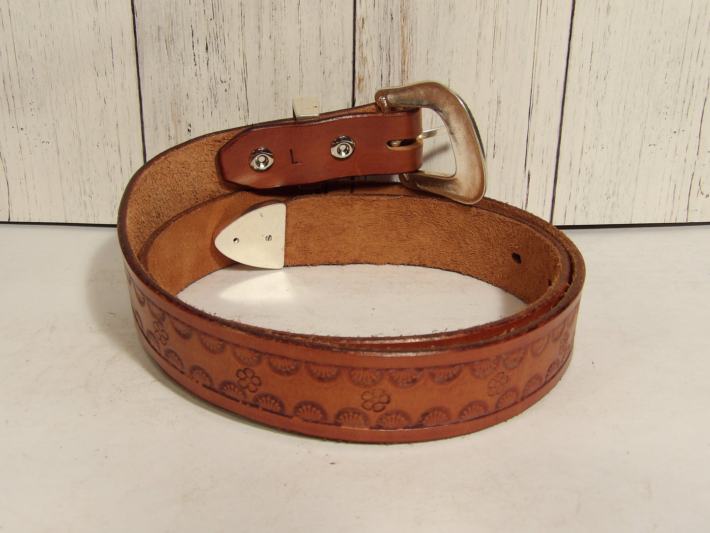 Cinturon vaquero para dama/ Girl western leather belt