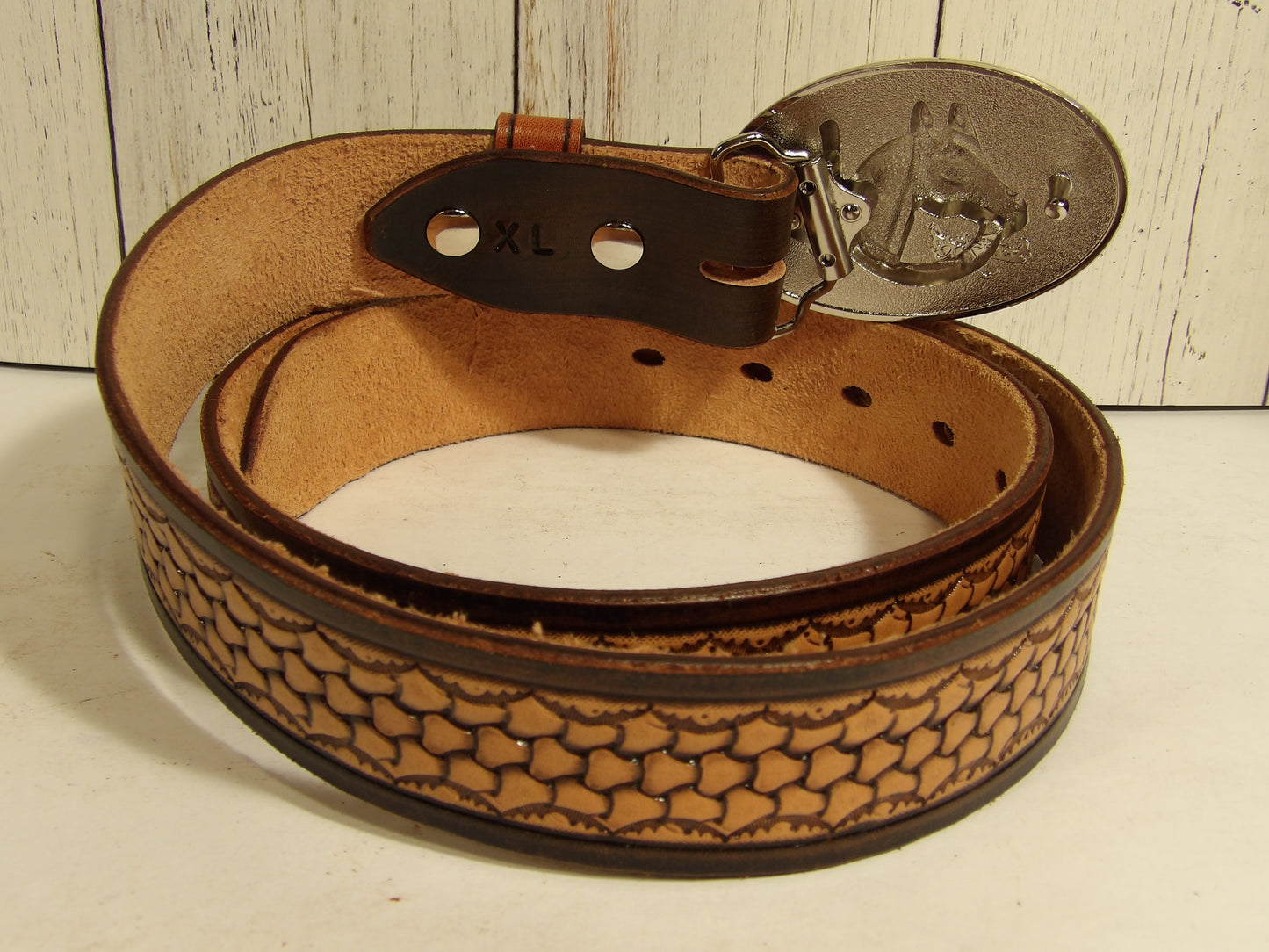 Cinturon Vaquero para hombre / Cowboy leather belt for Men