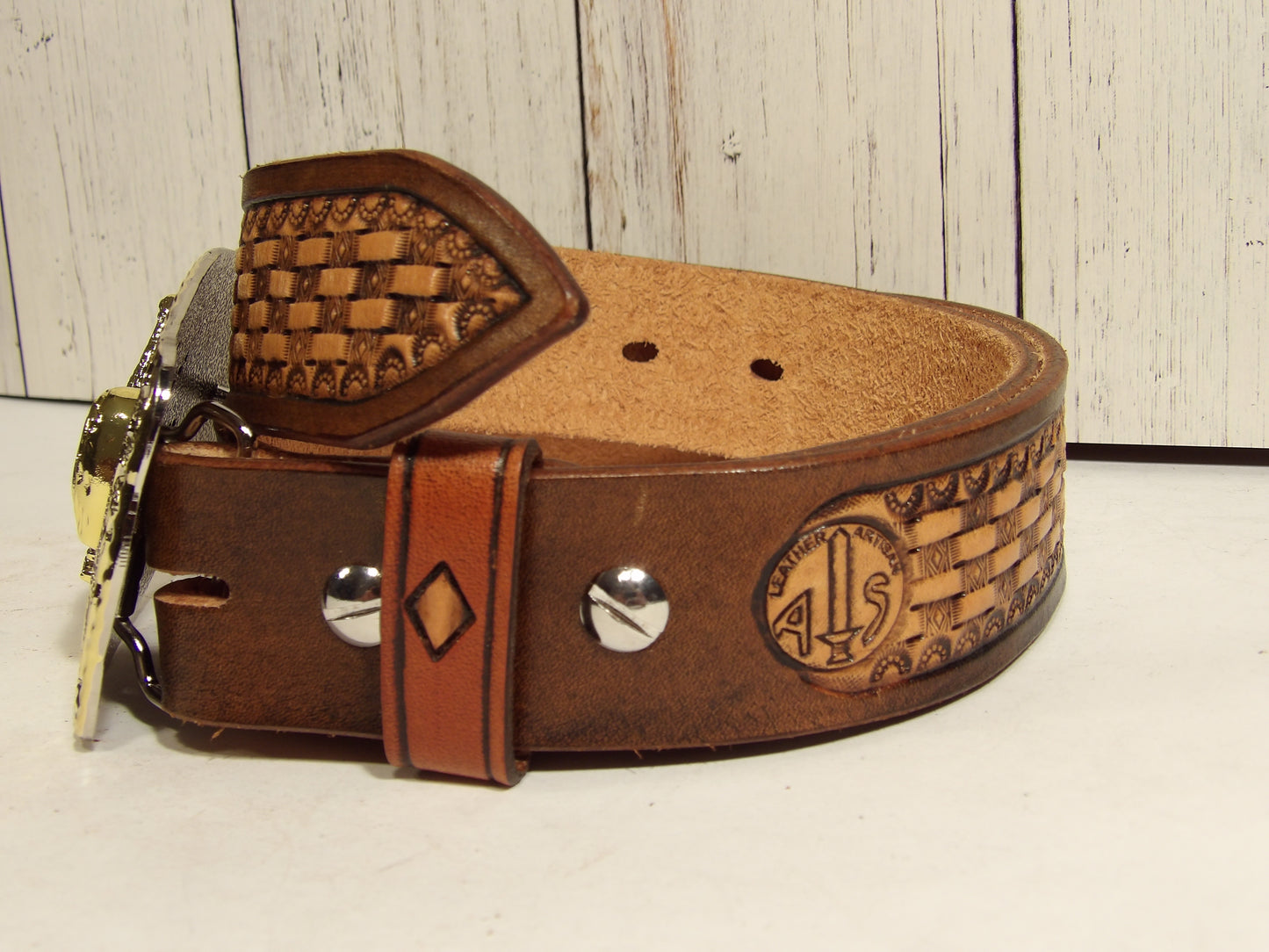 Cinto Vaquero para Hombre / Cowboy Belt for Men ( Hand Stamped )