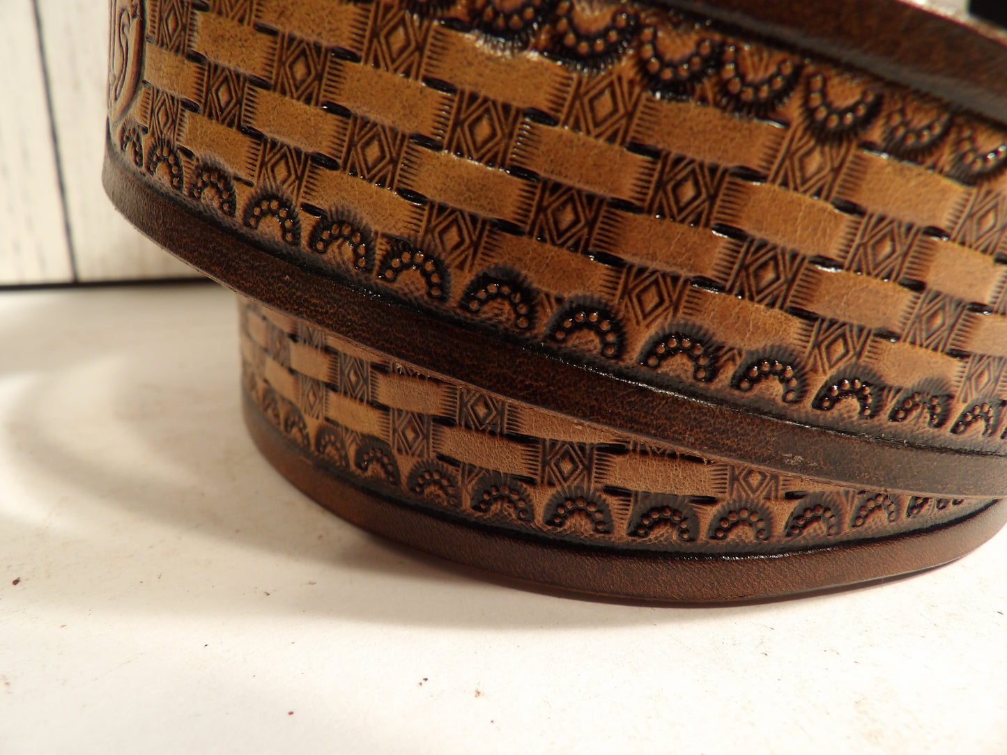 Cinturon Vaquero para Hombre / Cowboy Belt for men ( Hand Stamped )
