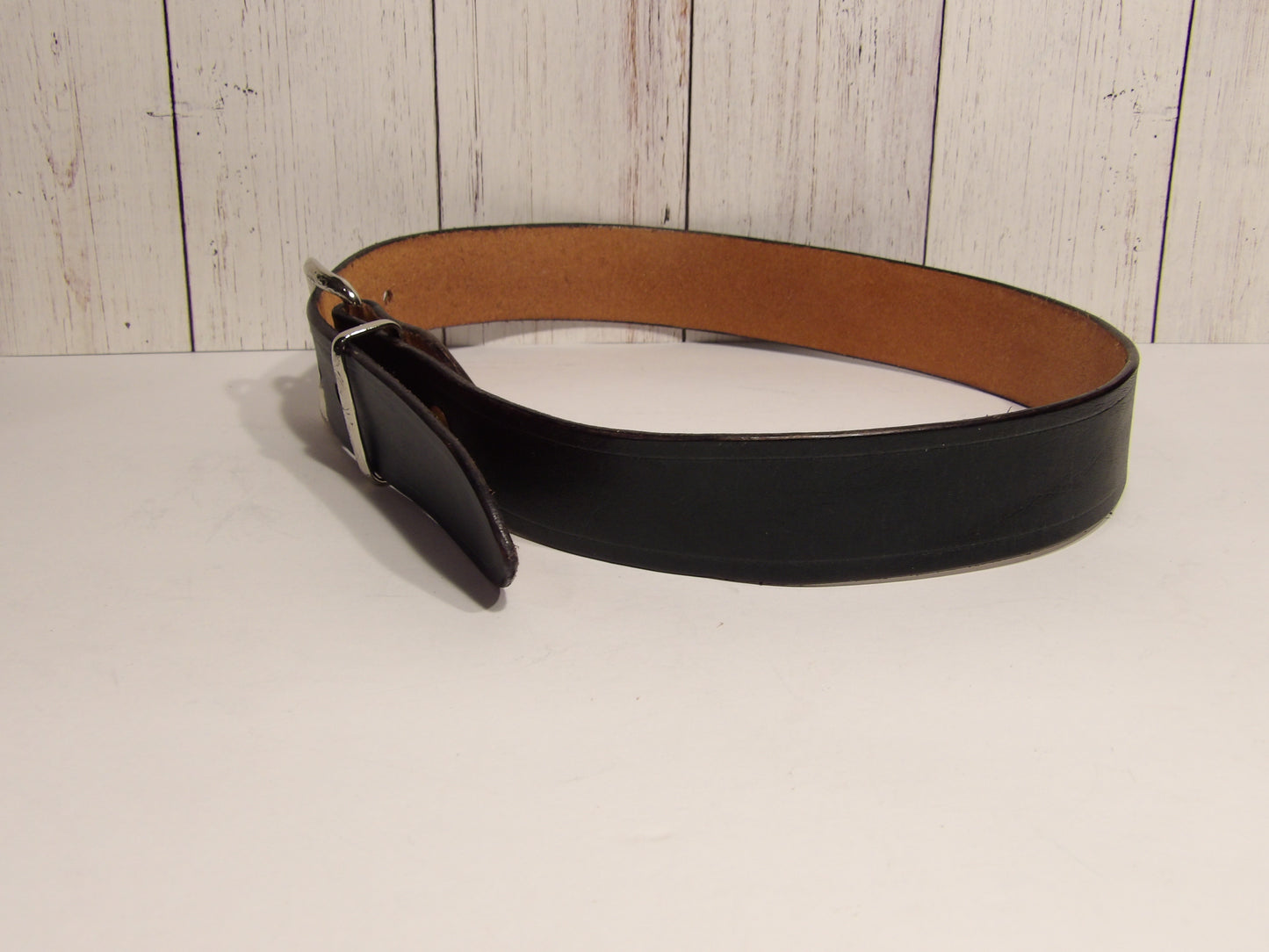 Girl's leather belt ( Dark Blue )