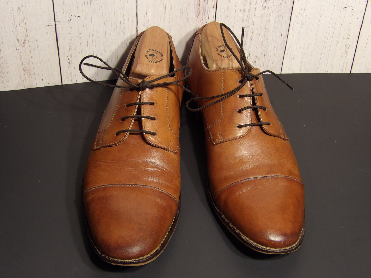 Leather shoes ( Florsheim ) Brown