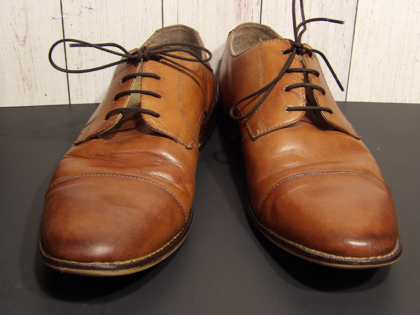 Leather shoes ( Florsheim ) Brown
