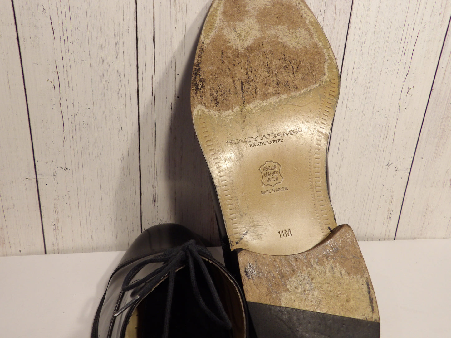 Men's Leather Shoes ( Stacy Adams ) Black