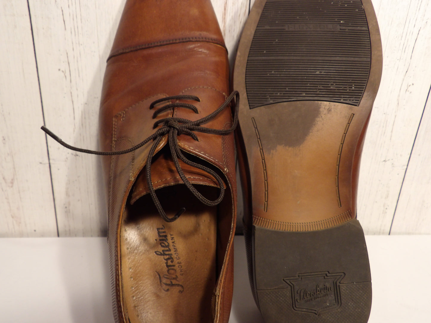 Leather shoes ( Florsheim Brown )