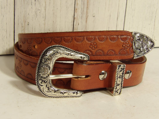 Cinturon vaquero para dama/ Girl western leather belt