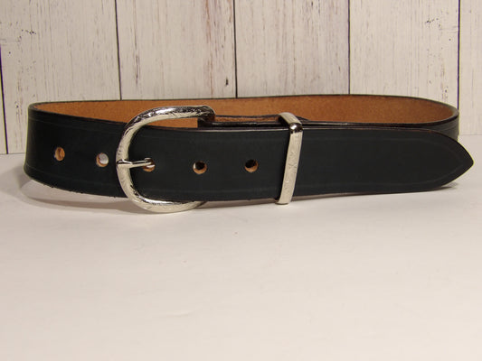 Girl's leather belt ( Dark Blue )