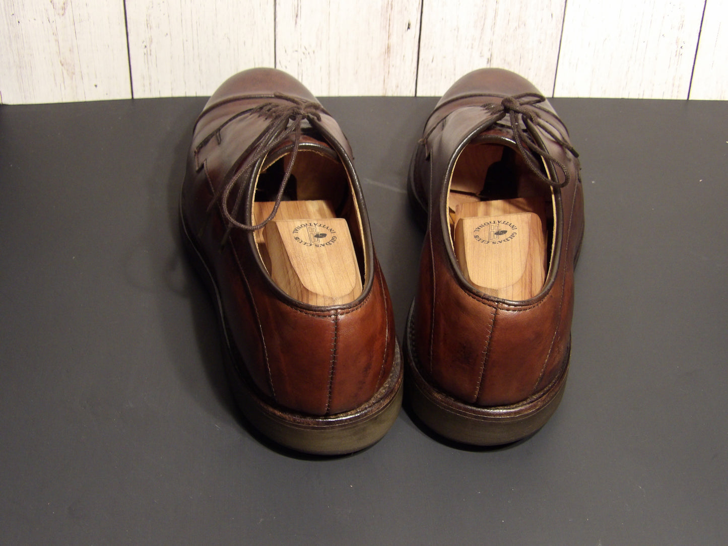 Men's leather shoes ( Allen Edmonds ) Dark Brown