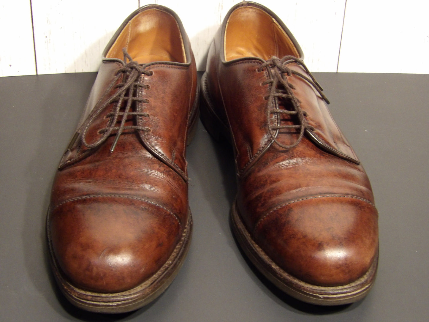 Men's leather shoes ( Allen Edmonds ) Dark Brown