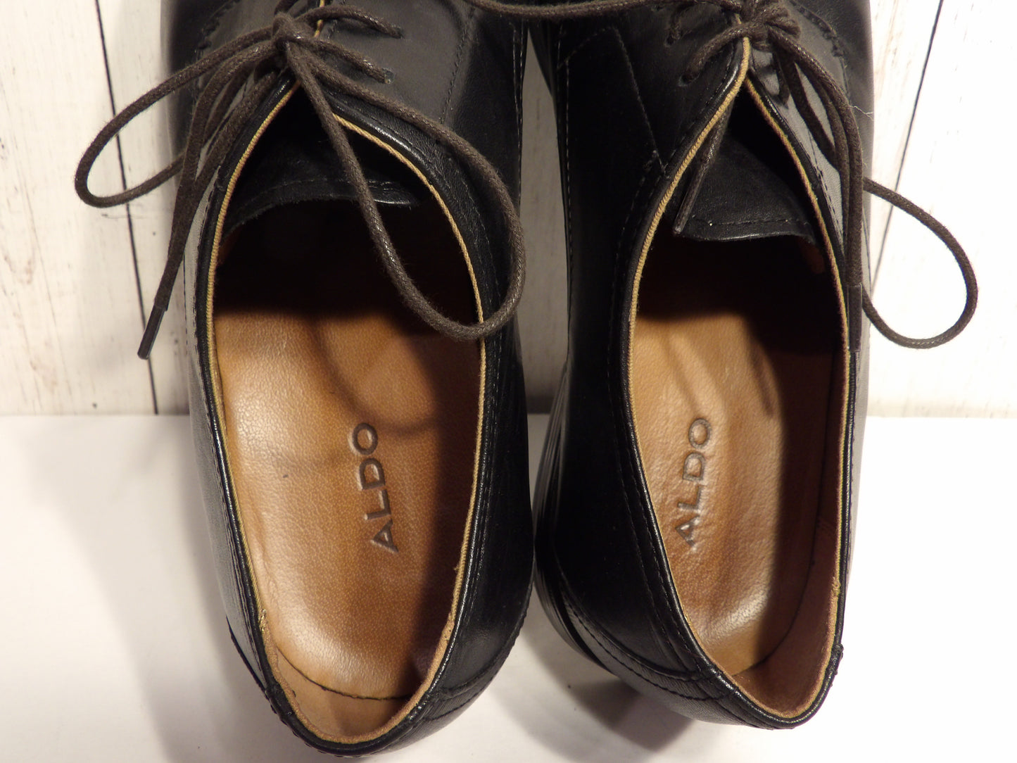 Men's leather shoes ( Aldo ) Black