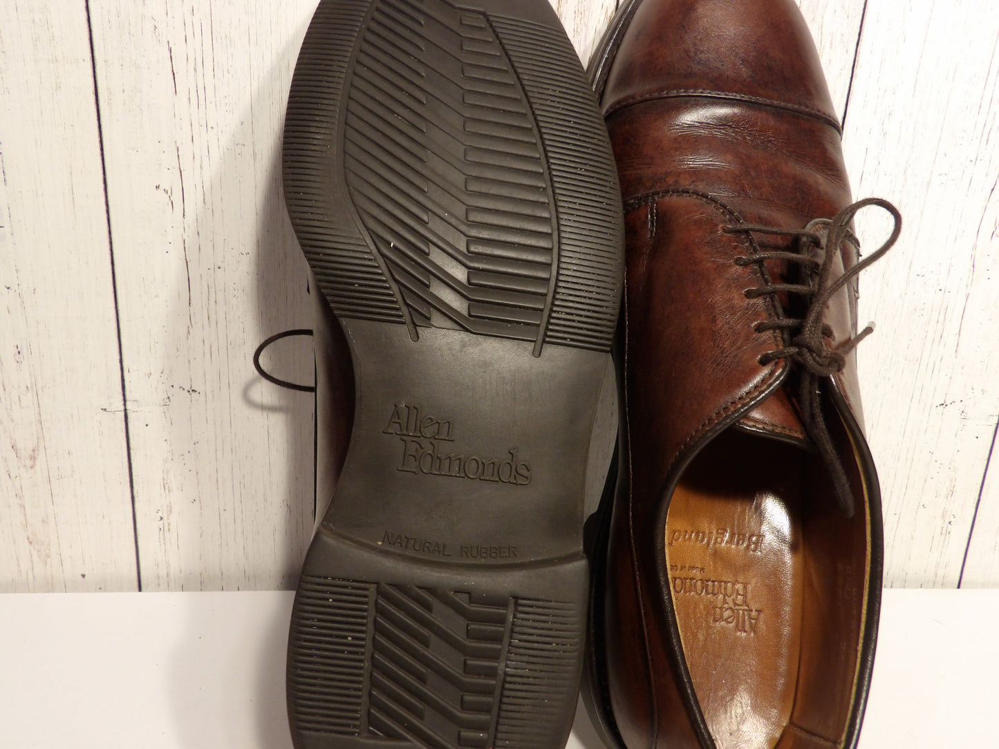 Men's leather shoes ( Allen Edmonds ) Dark Brown